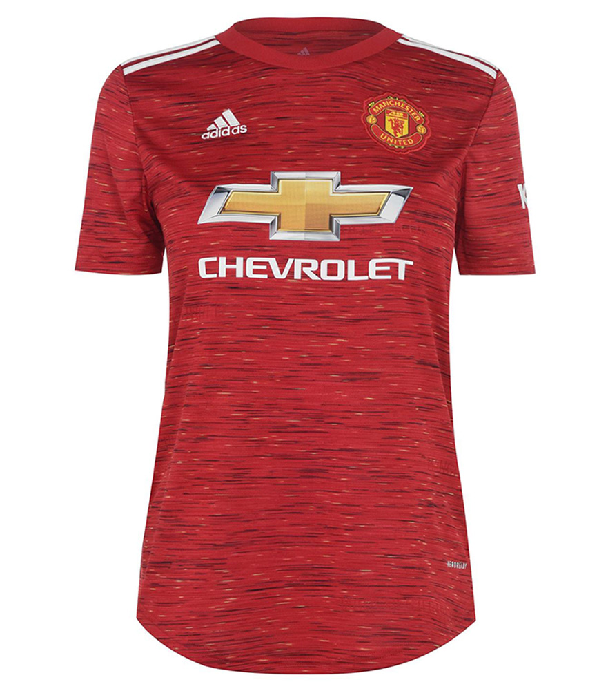 Manchester United FC 2020/21 Home Female Jersey ...