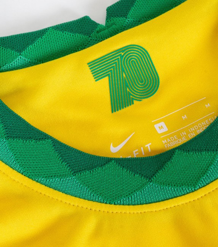 Brazil Home Shirt 2020/21 Copa America/ Juara pingat Emas Bola