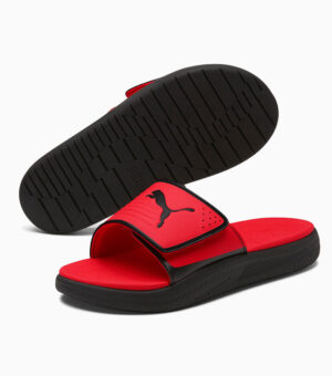 puma slides red
